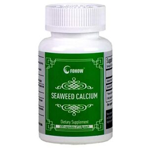 Version 1.0.0 Frente del envase de calcio de algas líquido Fohow