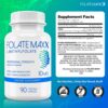 Version 1.0.0 Etiqueta y frasco FolateMaxx L-Methylfolate
