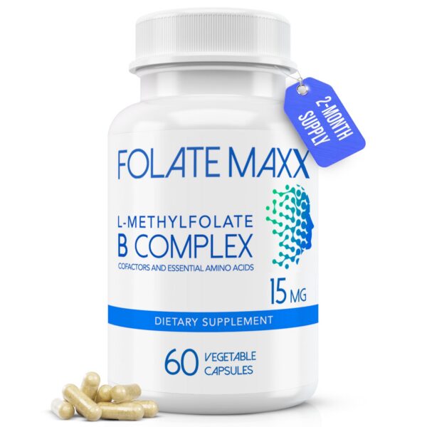 Frente de FolateMaxx L‑Methylfolato + B12 B6