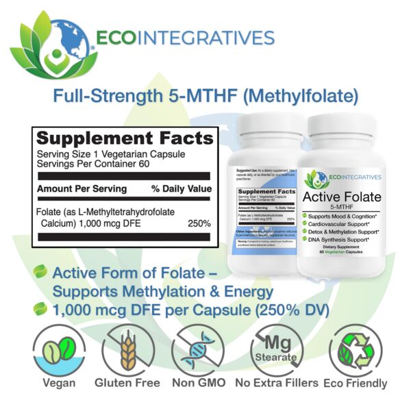 Detalles de etiqueta Folato 5-MTHF