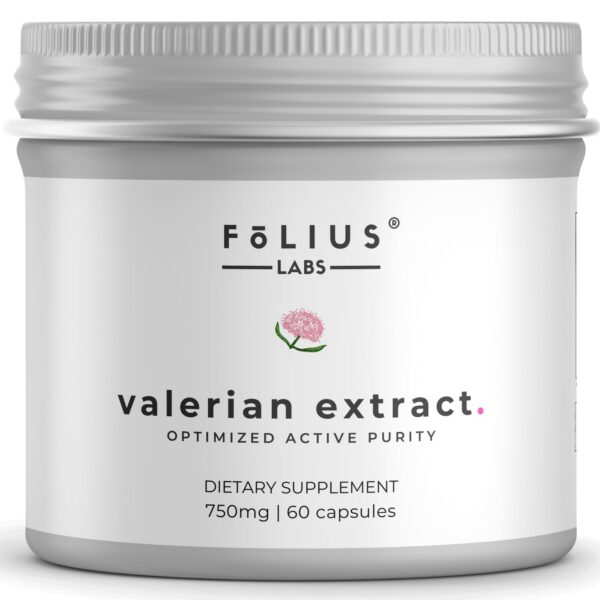 FOLIUS LABS cápsulas extracto raíz valeriana 60 unidades