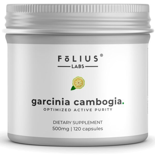 Version 1.0.0 Frente de FOLIUS LABS Garcinia Cambogia 120 cápsulas