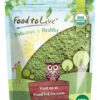 Polvo de hierba de trigo orgánica Food to Live en bolsa