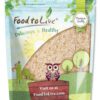 Empaque de cáscaras de psyllium Food to Live 3 libras sin sabor
