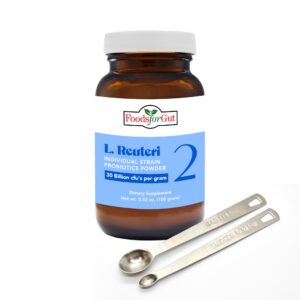 Frasco Foods For Gut polvo probiótico lactobacillus reuteri 100g