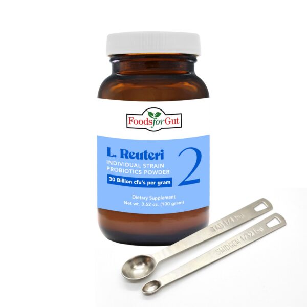 Frasco Foods For Gut polvo probiótico lactobacillus reuteri 100g