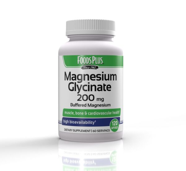 Frasco FoodsPlus Magnesio glicinato front