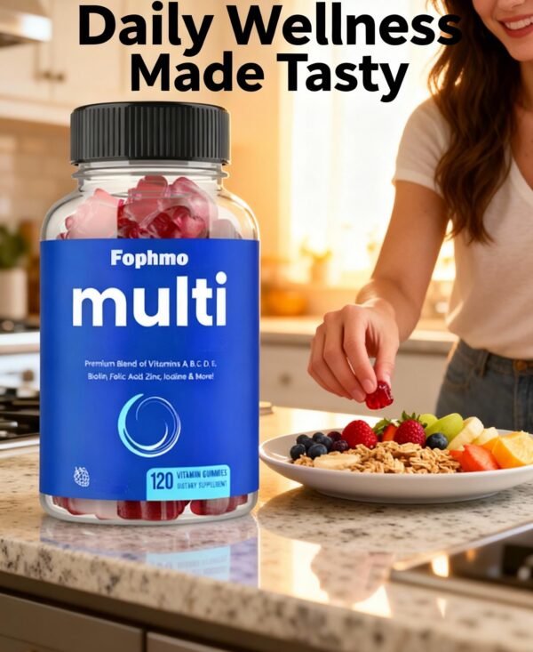 Version 1.0.0 Frasco Fophmo gomitas multivitamínicas