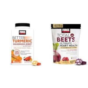 Force Factor Better Turmeric masticables para apoyo articular y corazón