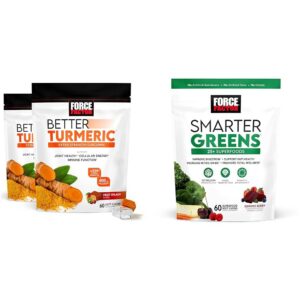 Force Factor Better Turmeric gomitas 120 soporte articular