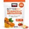 Force Factor Better Turmeric masticables 400mg para soporte articular naranja