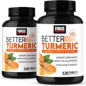 Version 1.0.0 Force Factor Better Turmeric suplemento para articulaciones 240 tabletas