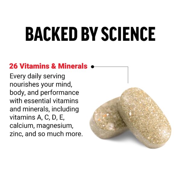 Etiqueta Force Factor multivitamínico hombres 50+ ingredientes