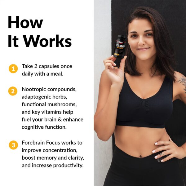 Etiqueta Forebrain Focus ingredientes