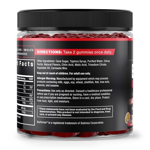 Frente del envase gomitas maca negra