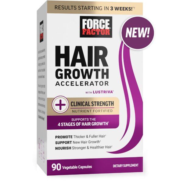 Version 1.0.0 Force Factor Hair Growth Accelerator frasco para cabello mujer