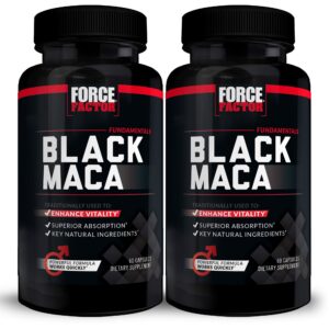 Version 1.0.0 FORCE FACTOR Maca Negra paquete vitamina vitalidad hombres