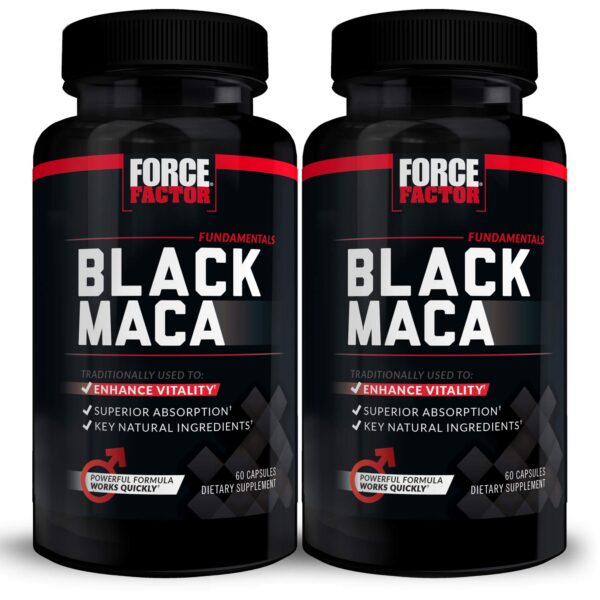 Version 1.0.0 FORCE FACTOR Maca Negra paquete vitamina vitalidad hombres