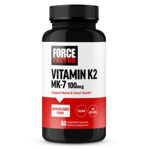 Force Factor mk-7 vitamina k2 suplemento salud ósea