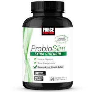 Force Factor ProbioSlim probióticos extra fuerte 120 cápsulas