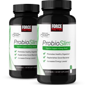 Force Factor ProbioSlim suplemento probiótico envase frontal