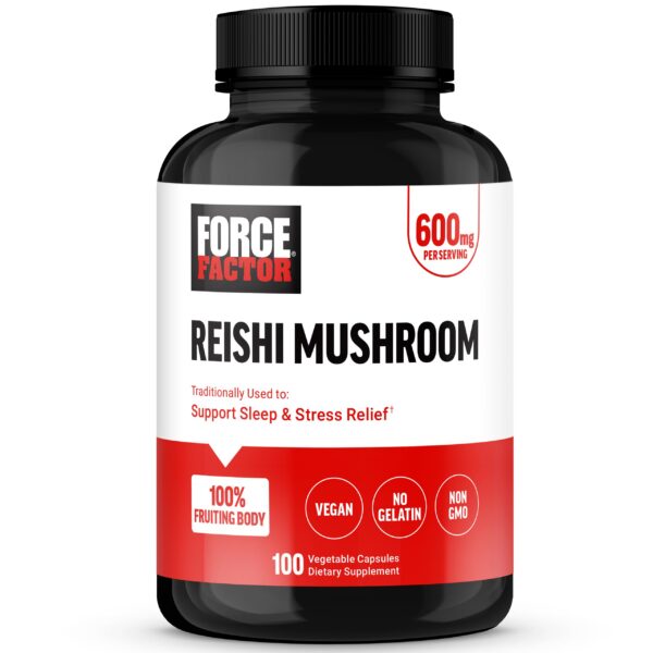 Version 1.0.0 Force Factor Reishi Suplemento 100 cápsulas
