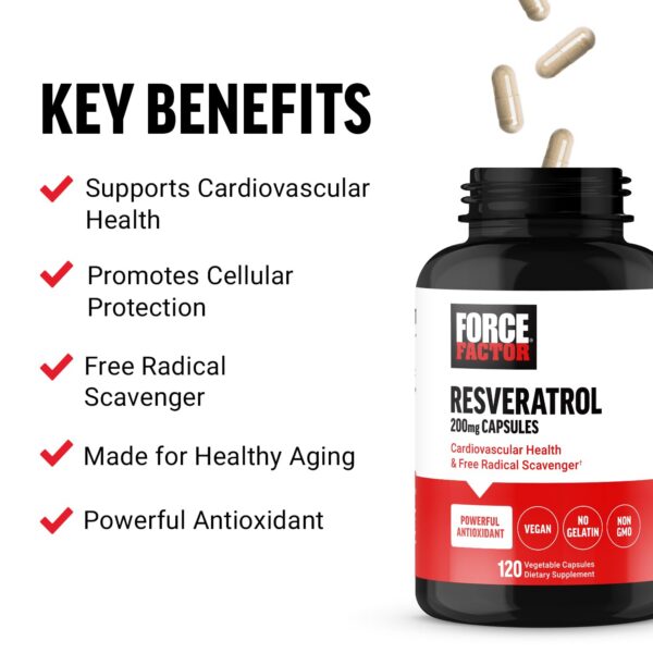 Etiqueta Force Factor Resveratrol