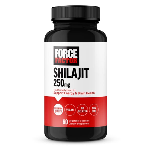 Force Factor Shilajit Frontal del Envase