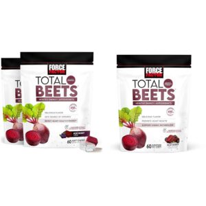 Gomitas suaves Total Beets con betabel y sabor acai
