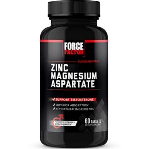 Version 1.0.0 Frente del envase Force Factor Zinc Magnesium Aspartate