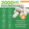 Etiqueta frontal detallada de Magtein 2000 mg