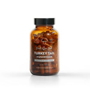 Forest Super Foods cápsulas de cola de pavo entera australiana