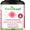 Frasco ForestLeaf polvo inositol etiqueta