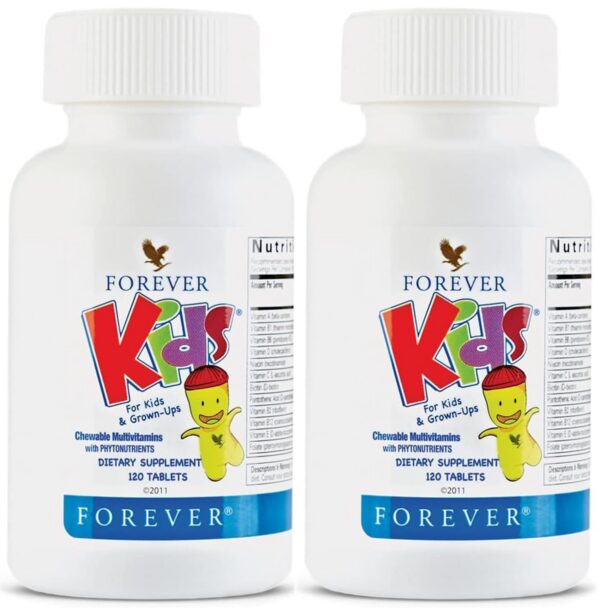Version 1.0.0 Frente del envase Forever Kids multivitaminas