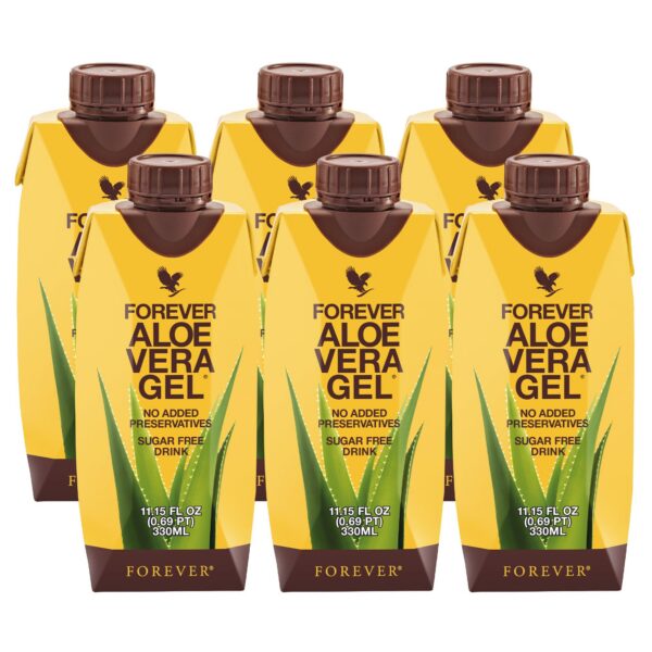 Forever Living gel puro de aloe vera 99.7% paquete de 6