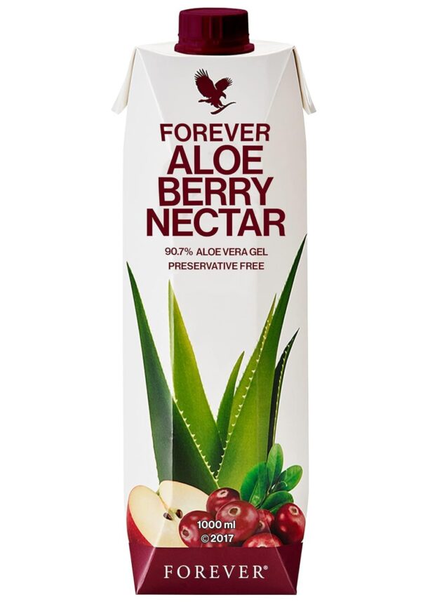 Botella de néctar de aloe vera con arándanos y manzanas Forever Living