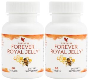Royal Jelly Forever Living frente a botella