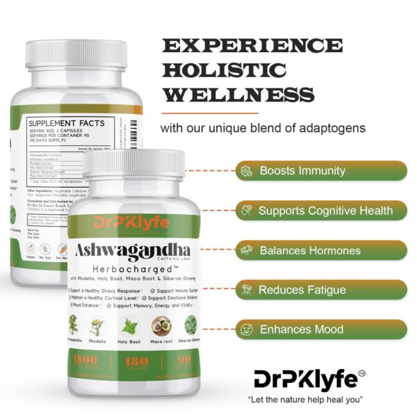 fórmula adaptógena ashwagandha maca rhodiola ginseng