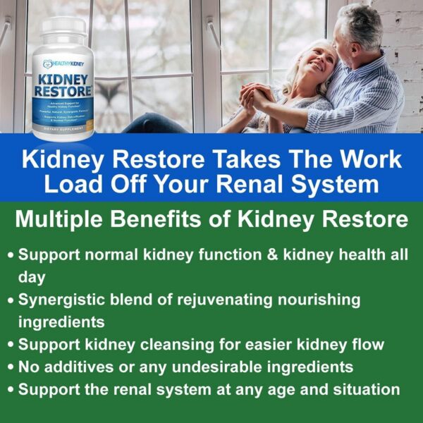 Fórmula avanzada suplemento salud renal Kidney Restore