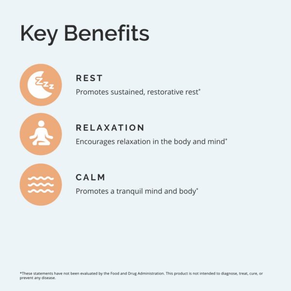 Fórmula BrainMD para descanso con melatonina y magnesio