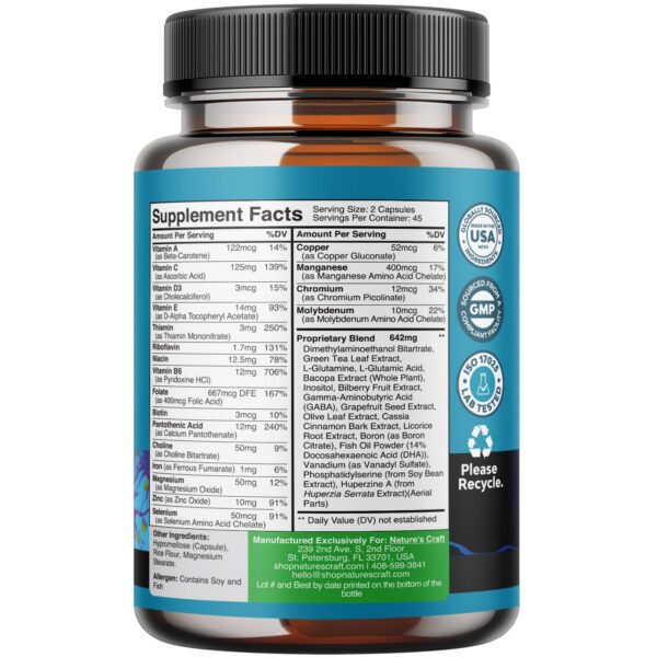 Version 1.0.0 Fórmula cognitiva para vitalidad mental y claridad