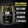 Fórmula completa de Animal Pak con 12 productos esenciales