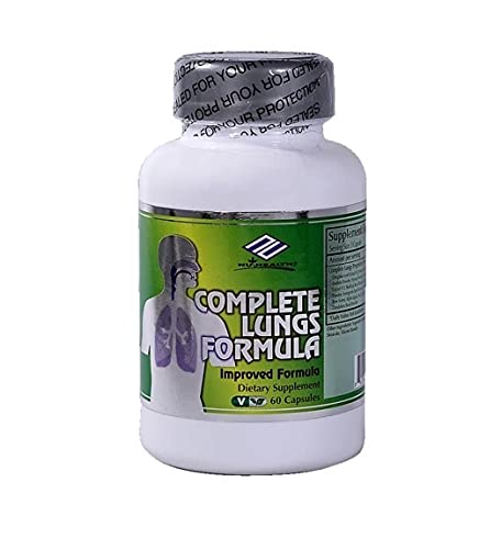 Fórmula Completa para Pulmones Nu-Health frasco frontal 60 cápsulas