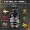 Fórmula herbal cápsulas shilajit y musgo marino Peakhealth