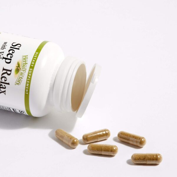 Fórmula Herbal Factors para sueño con ingredientes naturales