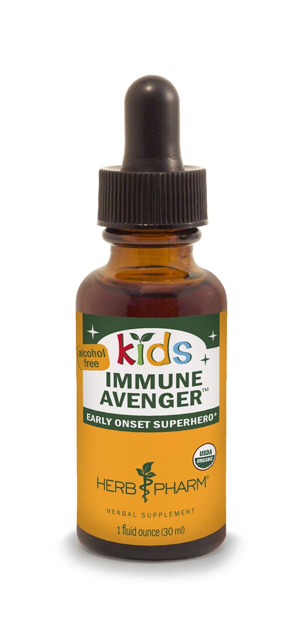 Fórmula herbal Inmune Avenger orgánica para niños 1 onza