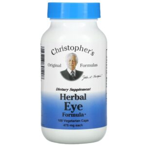 Fórmula Herbal para Ojos Christopher 100 cápsulas cuidado visual