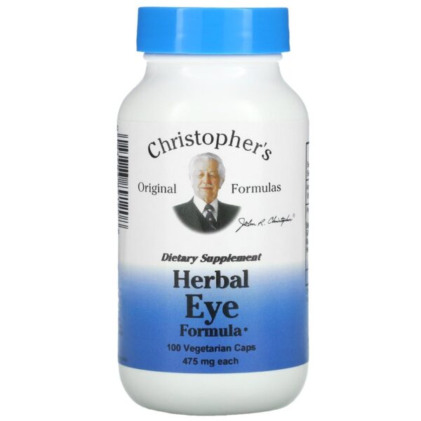 Version 1.0.0 Fórmula Herbal para Ojos Christopher 100 cápsulas cuidado visual