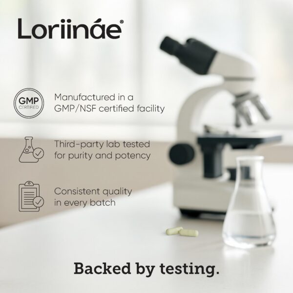 Fórmula liposomal y etiqueta de ingredientes