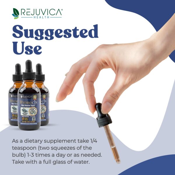 Fórmula líquida Hydrocin fácil de usar para retención de líquidos